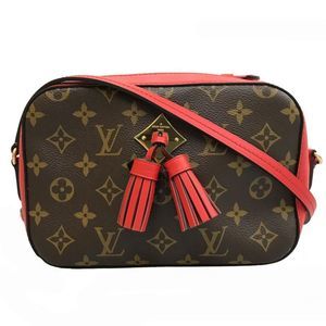 Louis Vuitton Santonge Monogram Canvas Shoulder Bag 2WAY Brown Red